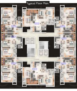 Project Image of 824.0 - 1197.0 Sq.ft 2 BHK Apartment for buy in Yashoda Trident World