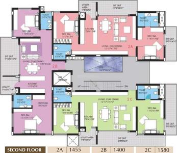 Project Image of 1235.0 - 2370.0 Sq.ft 2 BHK Apartment for buy in BVL Aster