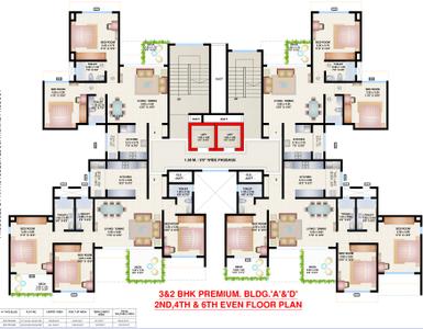 Project Image of 786.0 - 1360.0 Sq.ft 2 BHK Apartment for buy in Bramha Skycity