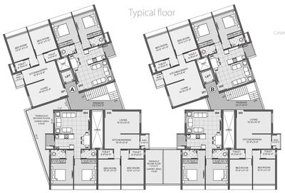 Project Image of 395.14 - 556.39 Sq.ft 2 BHK Apartment for buy in Ashirwad Square