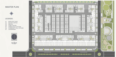 Project Image of 1665.0 - 1980.0 Sq.ft 3 BHK Apartment for buy in The Universe By Laxmi
