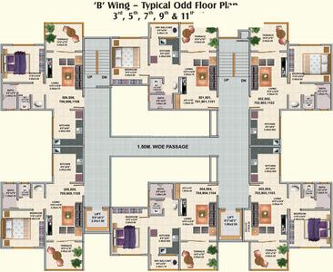 Project Image of 358.0 - 632.0 Sq.ft 1 BHK Apartment for buy in Saakshi Parvatara Phase 1