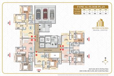Project Image of 481.0 - 962.0 Sq.ft 1 BHK Apartment for buy in Metro Luxuria