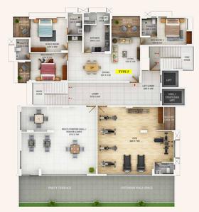 Project Image of 1803.0 - 2968.0 Sq.ft 3 BHK Apartment for buy in Urban Heights By Varma
