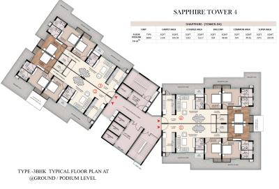 Project Image of 2249.0 - 2658.0 Sq.ft 3 BHK Apartment for buy in Sawasdee Heights
