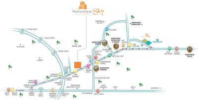 Project Image of 586.31 - 787.16 Sq.ft 2 BHK Apartment for buy in Rameshwar Sky