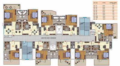 Project Image of 564.0 - 694.0 Sq.ft 1 BHK Apartment for buy in Oxirich Square One