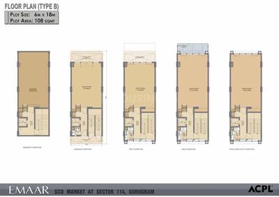 Project Image of 968.75 - 1980.56 Sq.ft Residential Plot Plot for buy in Emaar Business District Ebd 114