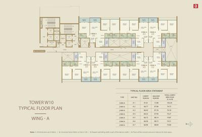 Project Image of 600.41 - 1875.0 Sq.ft 2 BHK Apartment for buy in Bramha The Collection