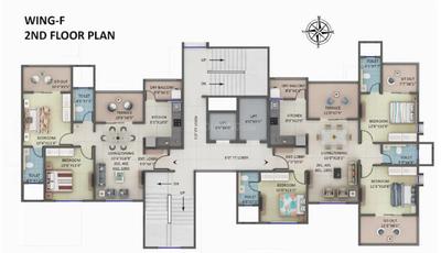 Project Image of 806.86 - 1097.6 Sq.ft 2 BHK Apartment for buy in Maloji Amar Ornate II