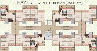 Project Image of 304.0 - 469.0 Sq.ft 1 RK Apartment for buy in Raj Sharon Garden