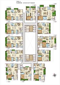 Project Image of 2475.0 - 4850.0 Sq.ft 3 BHK Apartment for buy in Namitha 360 Life Phase 1