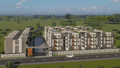 Project Image of 1450 Sq.ft 3 BHK Apartment / Flat for sale in Kesora for Rs. 9500000
