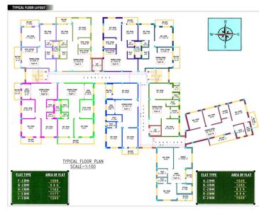 Project Image of 829.0 - 1263.0 Sq.ft 2 BHK Apartment for buy in Geetanjali Residency