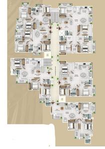 Project Image of 1073.0 - 1179.0 Sq.ft 3 BHK Apartment for buy in Global Aashiyana