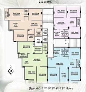 Project Image of 1073 Sq.ft 2 BHK Apartment / Flat for sale in Nagerbazar for Rs. 5700000
