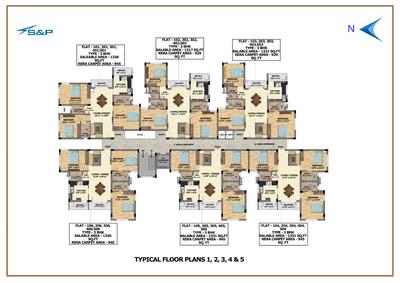 Project Image of 1317.0 - 1336.0 Sq.ft 3 BHK Apartment for buy in S And P Adornia