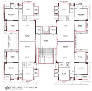 Project Image of 664.56 - 885.12 Sq.ft 2 BHK Apartment for buy in Madhav Sky Homes