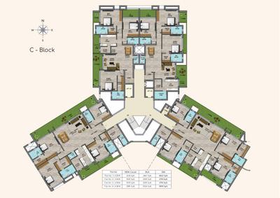Project Image of 2030.0 - 2718.0 Sq.ft 3 BHK Apartment for buy in Avinash Elegance