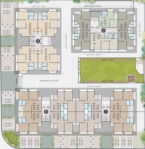 Project Image of 0.0 - 1305.0 Sq.ft 2 BHK Apartment for buy in Sadguru Shyam Heights