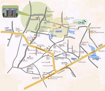 Project Image of 850.0 - 1700.0 Sq.ft 3 BHK Duplex for buy in ECO Two
