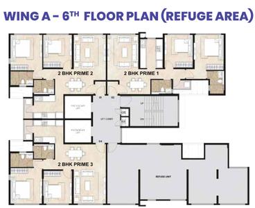 Project Image of 675.65 - 1078.22 Sq.ft 2 BHK Apartment for buy in Mahindra Alcove Wing A And C