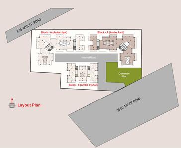 Mehul Ambe Flats Layout Plan 1