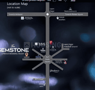 Project Image of 1042.7 - 1111.27 Sq.ft 3 BHK Apartment for buy in Orange City The Gemstone