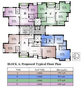 Project Image of 825.0 - 1491.0 Sq.ft 2 BHK Apartment for buy in Verdant Twins