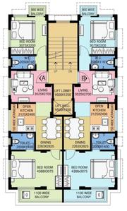 Project Image of 0.0 - 613.0 Sq.ft 2 BHK Apartment for buy in Lokenath Cooperative Housing Society