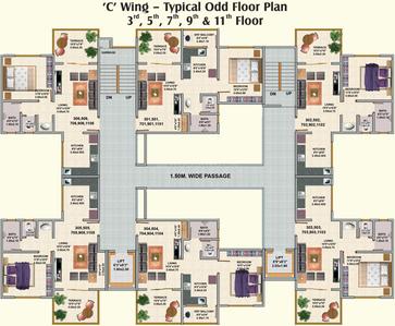 Project Image of 358.0 - 632.0 Sq.ft 1 BHK Apartment for buy in Saakshi Parvatara Phase 1