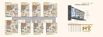 Project Image of 1070.0 - 2485.0 Sq.ft 2 BHK Apartment for buy in My Space 2