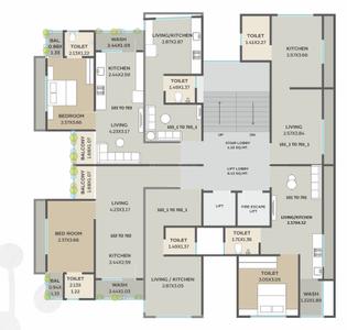 Project Image of 400.0 - 735.0 Sq.ft 1 BHK Apartment for buy in Sundaram Icon