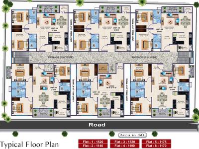 Project Image of 1140.0 - 1520.0 Sq.ft 2 BHK Apartment for buy in Krish Gardeniaa