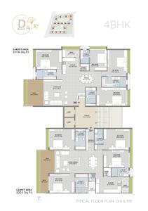 Project Image of 1911.0 - 6203.0 Sq.ft 3 BHK Apartment for buy in Avadh Ercole