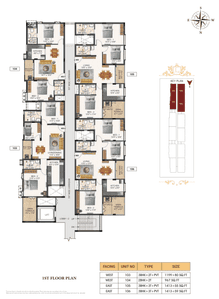 Project Image of 967.0 - 1413.0 Sq.ft 2 BHK Apartment for buy in DAC Luxe