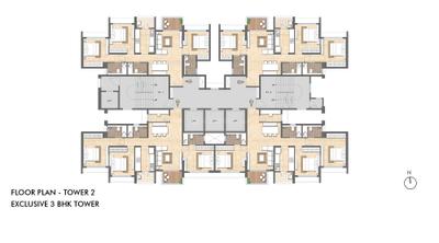 Project Image of 931.94 - 1112.34 Sq.ft 3 BHK Apartment for buy in Lodha Kandivali Project Tower 2