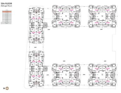 Project Image of 649.6 - 653.8 Sq.ft 2 BHK Apartment for buy in Clover Santora