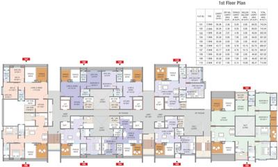 Project Image of 686.0 - 745.0 Sq.ft 2 BHK Apartment for buy in Nisarg Hill Crest