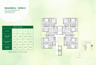 Project Image of 439.0 - 930.0 Sq.ft 2 BHK Apartment for buy in Godrej Greens
