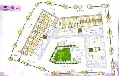 Shivam Sunrise Heights A Wing Sunrise Heights A Wing Cluster Plan for ground Floor 1