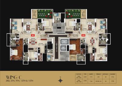 Project Image of 3000 Sq.ft 4 BHK Apartment / Flat for sale in Kondhwa Budruk for Rs. 32000000