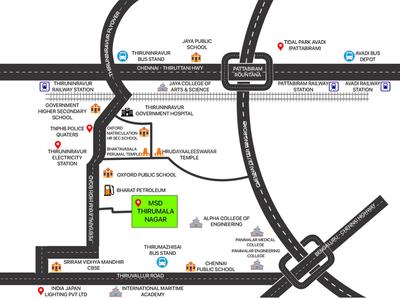 MS Thirumala Nagar Phase 1 Location Plan 1