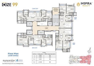 Project Image of 424.0 - 890.0 Sq.ft 1 BHK Apartment for buy in Inspira Gurukripa