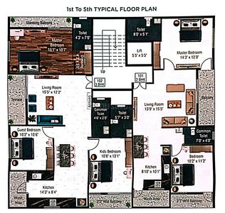 Project Image of 1274.0 - 1670.0 Sq.ft 2 BHK Apartment for buy in 360 Real Kavvya 16