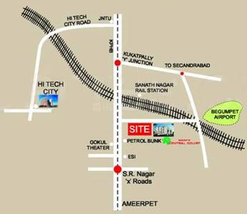Project Image of 1230.0 - 1650.0 Sq.ft 2 BHK Apartment for buy in Shree Sai Vasavis Central Court