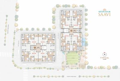 Project Image of 1067.67 - 1107.39 Sq.ft 3 BHK Apartment for buy in Keshavam Saavi