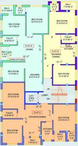 Project Image of 853.0 - 1058.0 Sq.ft 2 BHK Apartment for buy in Shrey Apartment Phase 1