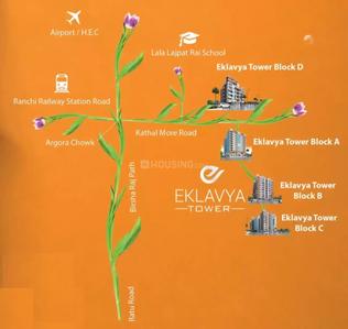 Project Image of 1030.0 - 1530.0 Sq.ft 2 BHK Apartment for buy in Eklavya Tower