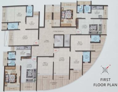 Project Image of 139.0 - 413.0 Sq.ft 1 BHK Apartment for buy in Omkar Neelkanth Corner